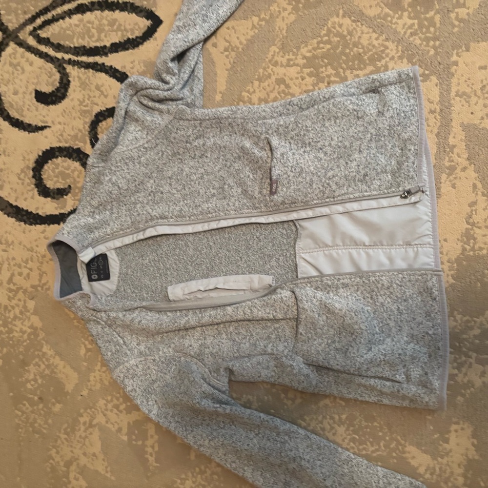 Figs Light Gray Women's Jacket